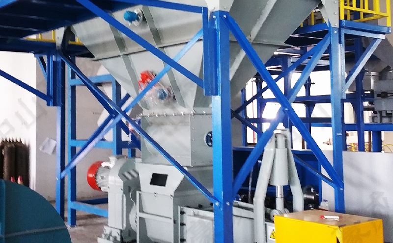 天津聚氨酯泡棉壓實機生產線2